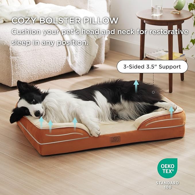 Bedsure Orthopedic Dog Bed for Large Dogs