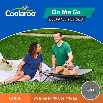 COOLAROO On the Go Cooling Elevated Dog Bed