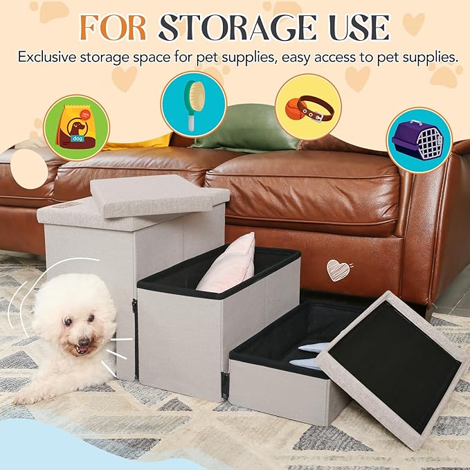 Dog Stairs for Small Dogs 22 inches(3