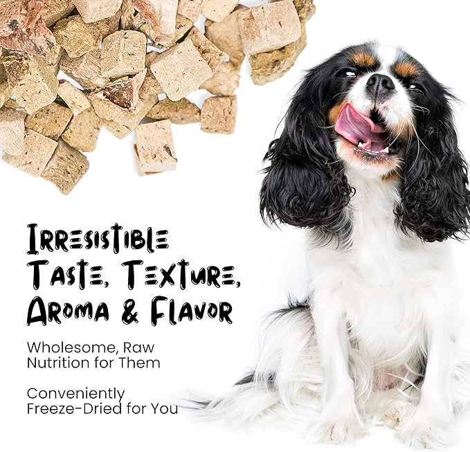 Freeze Dried Lamb Liver Treats for Cats & Dogs - Single Ingredient All Natural Grain-Free, High Protein, Made in USA - Perfect for Training, Topper or Snack