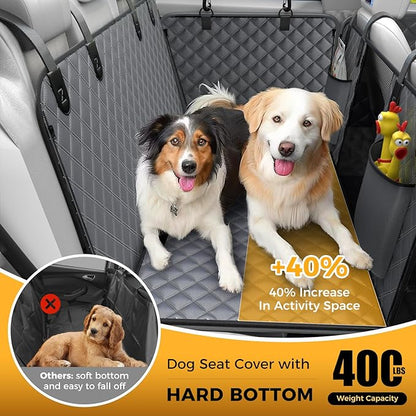 Dog Car Seat Cover +40% Space, 400 lb