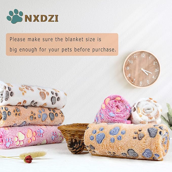 Dog Blankets Washable 3 Pack 41" x 31", Fuzzy (30 in 20 in))