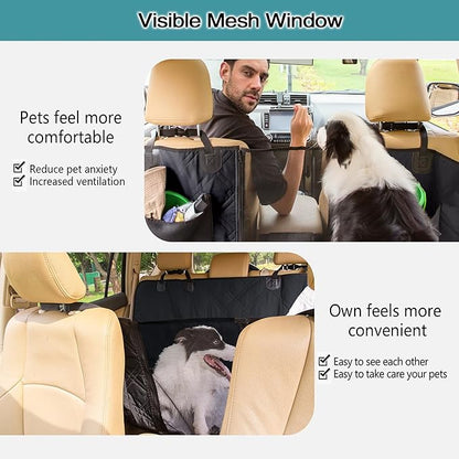 Dog Car Seat Cover for Back Seat