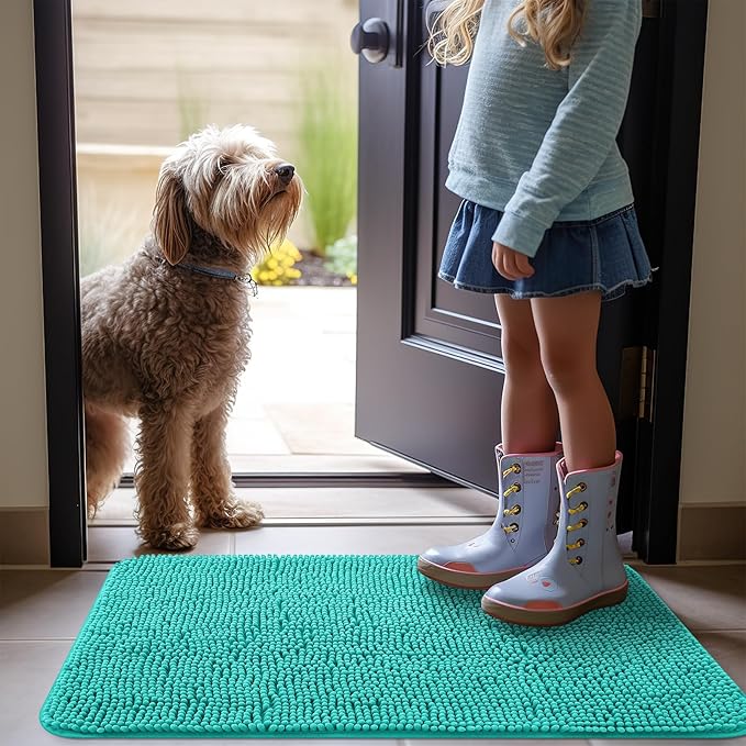 OLANLY Dog Door Mat for Muddy Paws 59x24