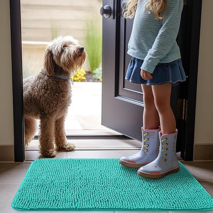 OLANLY Dog Door Mat for Muddy Paws 24x16