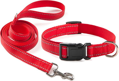 Dog Collar and Leash Set for Small