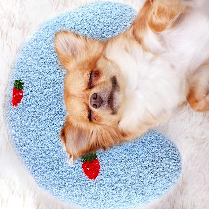 Mity rain Dog Pillow 14.2" * 9.4", Anxiety