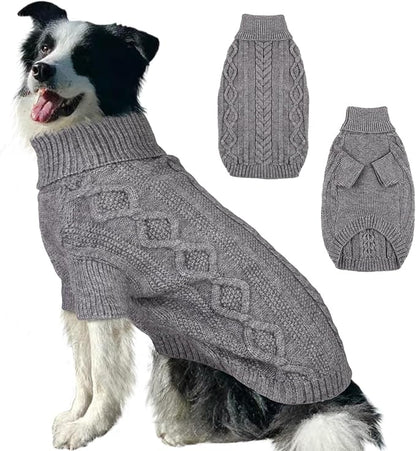 XL Dog Sweater for Large Breed Dogs Male Female