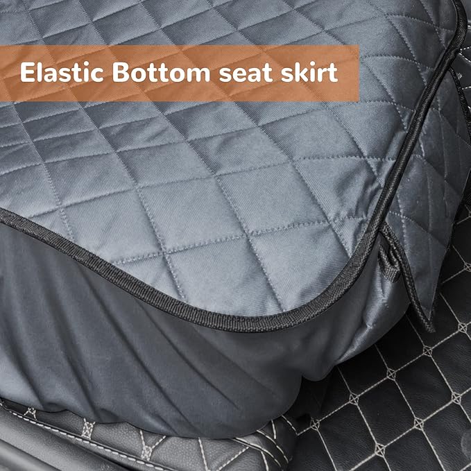 URPOWER Dog Car Seat Cover for Front Seat 100% Waterproof