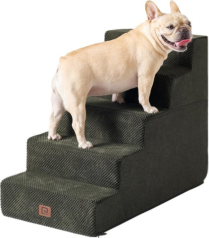 EHEYCIGA Dog Stairs for High Bed 22.5”H 5-Step Dog