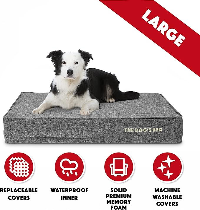 The Dog’s Bed Orthopedic Memory Foam Dog Bed 40x25, Pain