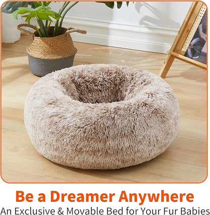 Round Pet Bed for Dogs and Cats 15.7''/40cm)