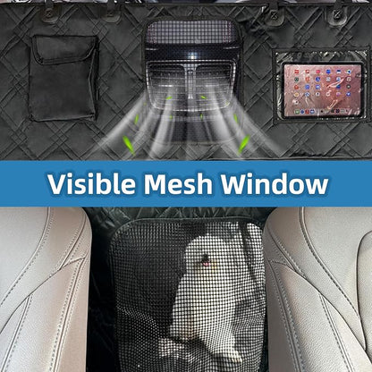 Dog Car Seat Cover for Back Seat 600D Heavy