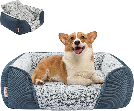 Miguel Washable Dog Bed with Removable Cushion for Medium Small Dogs 30 Inch