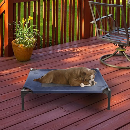 Elevated Dog Bed 30x24-Inch Portable 50lbs by