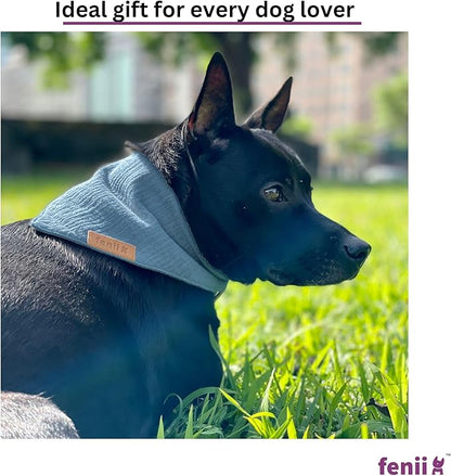 Premium Cotton Dog Bandanas 2 Pack