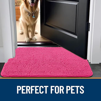 OLANLY Dog Door Mat for Muddy Paws 24x16