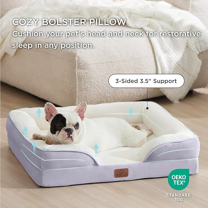 Bedsure Orthopedic Dog Bed for Medium Dogs