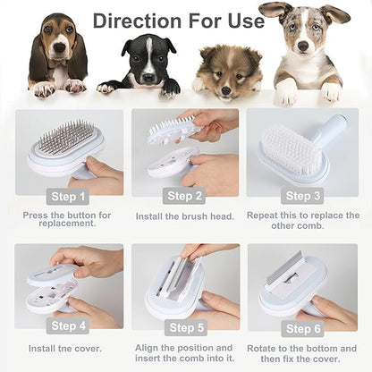 5 IN 1 Pet Grooming Brush Kit
