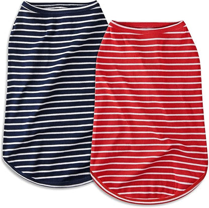 Koneseve Dog Shirt Vest Lightweight Stretchy Dog T-Shirts 2 Pack 6XL ]