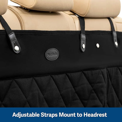 PetSafe Happy Ride Quilted Bench Seat Cover – Waterproof and Durable – Machine Washable – Fits Most Cars