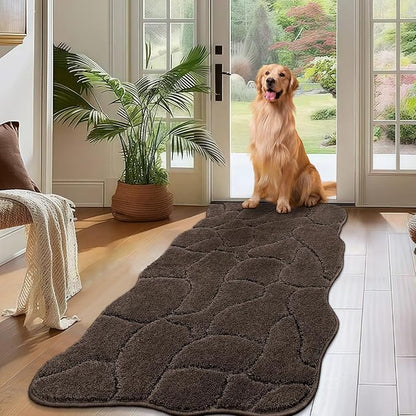 Large Dog Door Mat for Muddy Paws 22x47 Absorbent