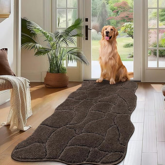 Large Dog Door Mat for Muddy Paws 24x59 Absorbent