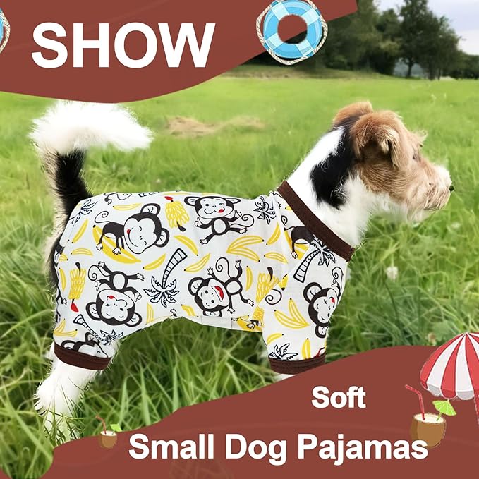 Dog Pajamas for Small Dogs Summer Cute Dog