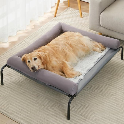 RRPETHOME Large Elevated Cooling Dog Bed