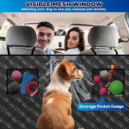 Loiion Back Seat Extender for Dogs 6 in 1 Convertible