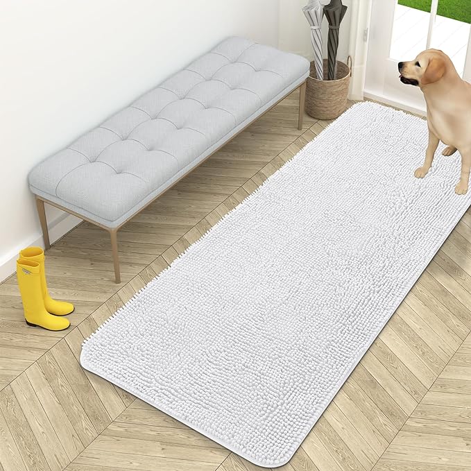 OLANLY Dog Door Mat for Muddy Paws 59x24
