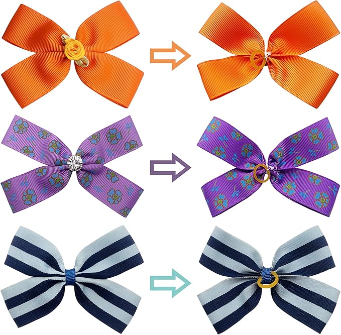 50Pcs/25Pairs 3'' 4" Big Dog Hair Bows