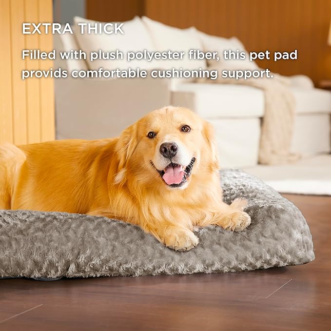 Bedsure Dog Bed for Medium Size Dog 29" x 21", Brown
