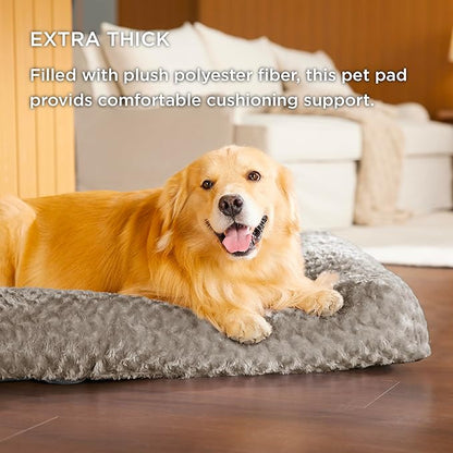 Bedsure Dog Bed for Medium Size Dog 29" x 21", Brown