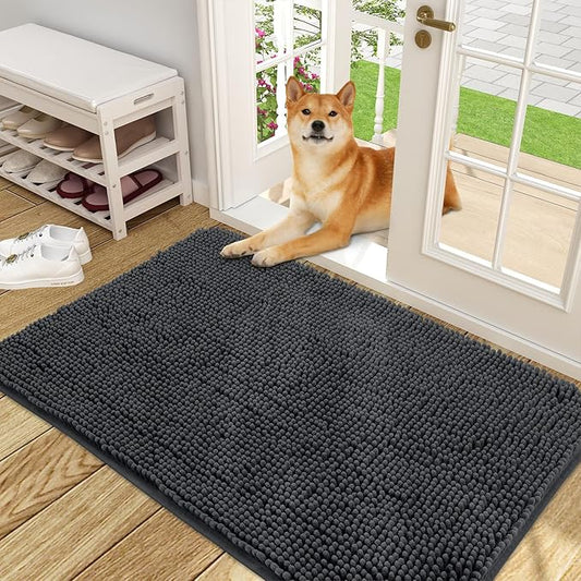 OLANLY Dog Door Mat for Muddy Paws 48x30