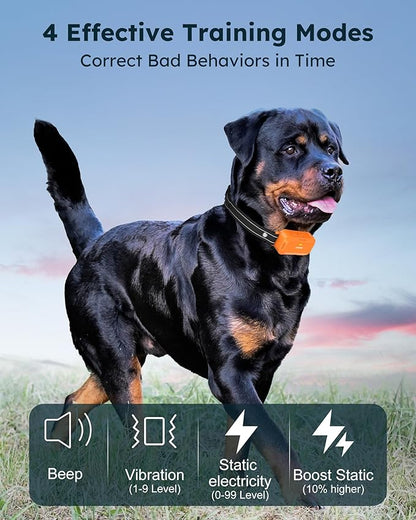 Jugbow Dog Shock Collar 2 Dogs (10-120Lbs) 4200FT Dog IPX8 Waterproof