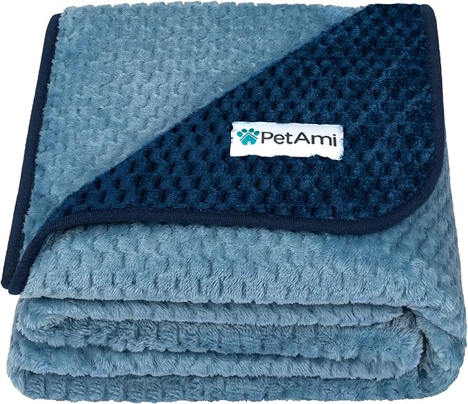 PetAmi Waterproof Dog Blanket 60x80 Navy