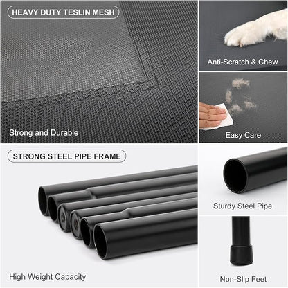 Cooling Elevated Dog Bed Cot for Large Dogs 49 inches