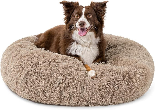 PetAmi Calming Dog Bed for Small Medium Dog Cat 45 lbs, 30 inch,