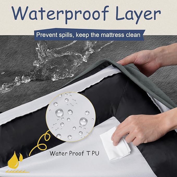 Orthopedic Washable Large Dog Bed: Large Dog Bed Bolster Waterproof