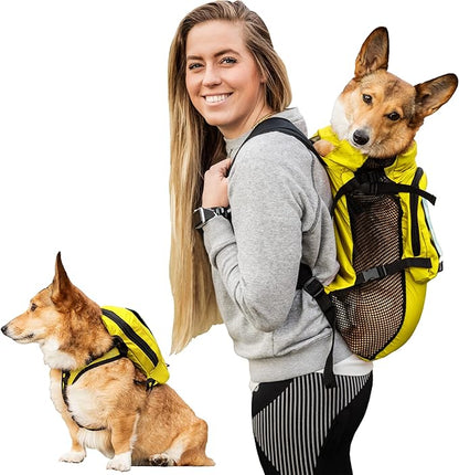 K9 Sport Sack Walk-On | Dog Carrier Dog Backpack with Harness & Storage (Medium, Buttercup Yellow)