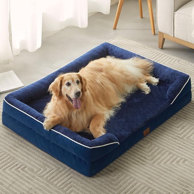 WNPETHOME Waterproof Dog Beds for Large Dogs