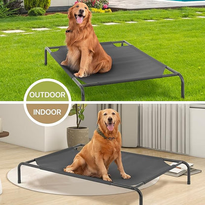 MoNiBloom Elevated Dog Bed for Large Dogs 50 Inches