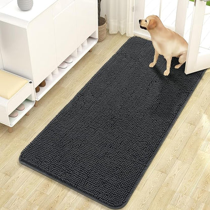 OLANLY Dog Door Mat for Muddy Paws 47x24