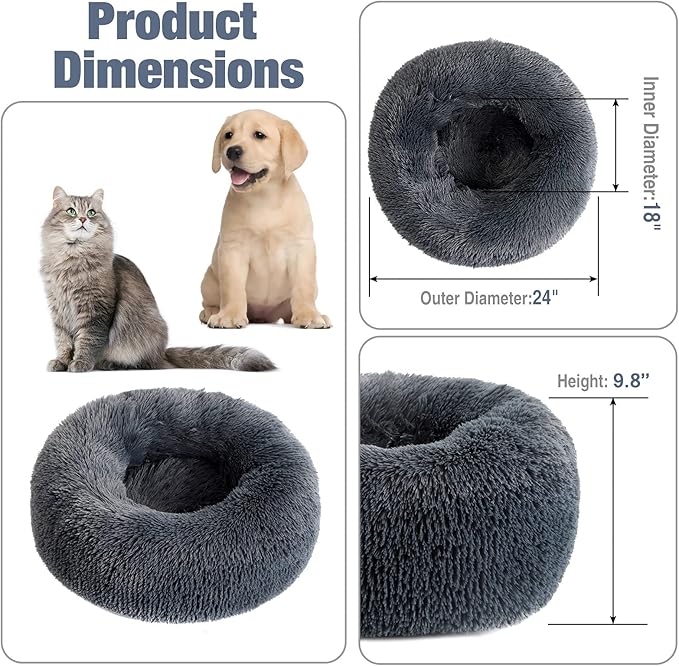 Calming Dog Bed 23.5'