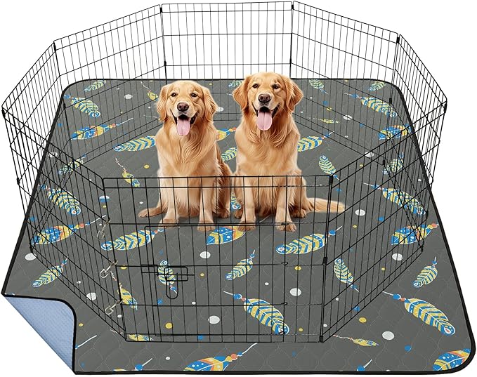 Washable Pee Pads for Dogs: Lagre Reusable Pee Pads for Dogs 1 Pack 72x72 Inch