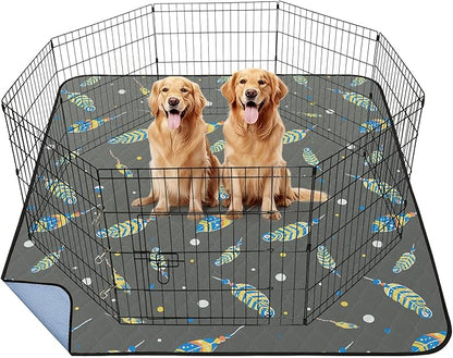 Washable Pee Pads for Dogs: Lagre Reusable Pee Pads for Dogs 1 Pack 72x72 Inch