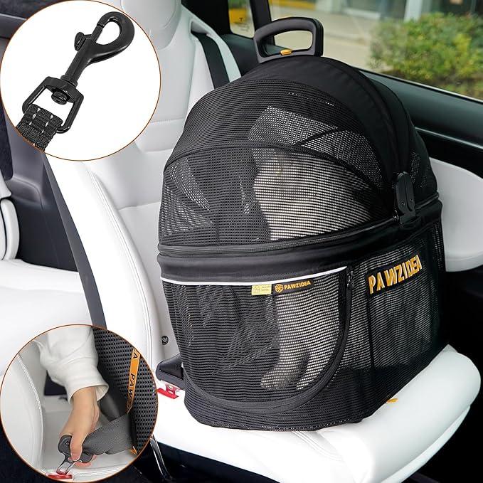 PAWZIDEA Dog Stroller 4 in 1