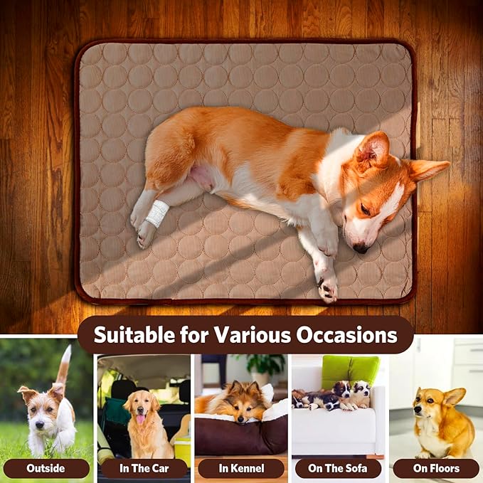 SHEJIZE Dog Cooling Mat Dog Cooling Pad Self Cooling Blanket 28x22inch/70x55cm)