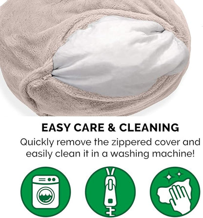 Furhaven Soft & Cozy Dog Bed for Small Dogs 20 lbs